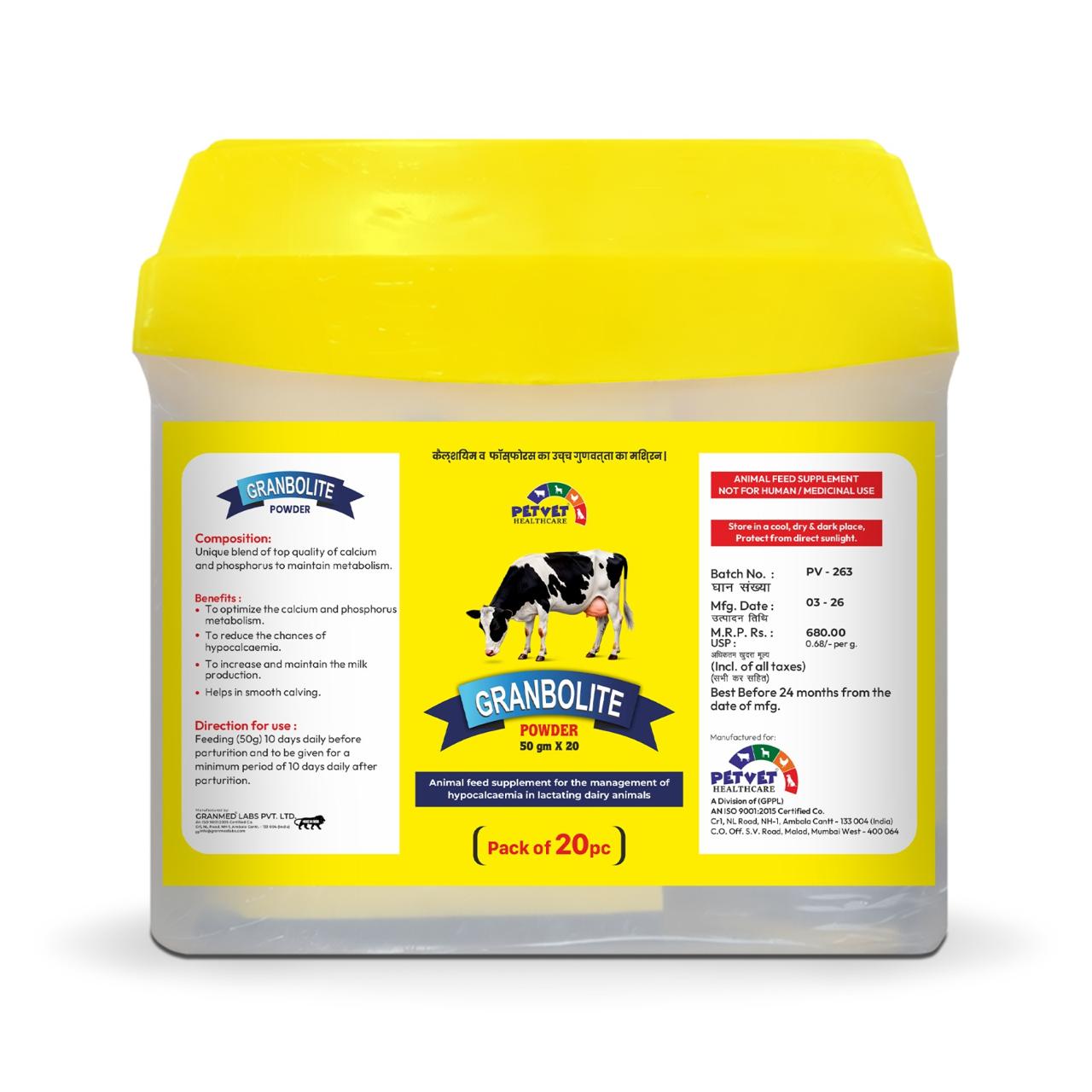 Granbolite powder