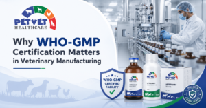 Read more about the article Why WHO-GMP Certification Matters in Veterinary Manufacturing