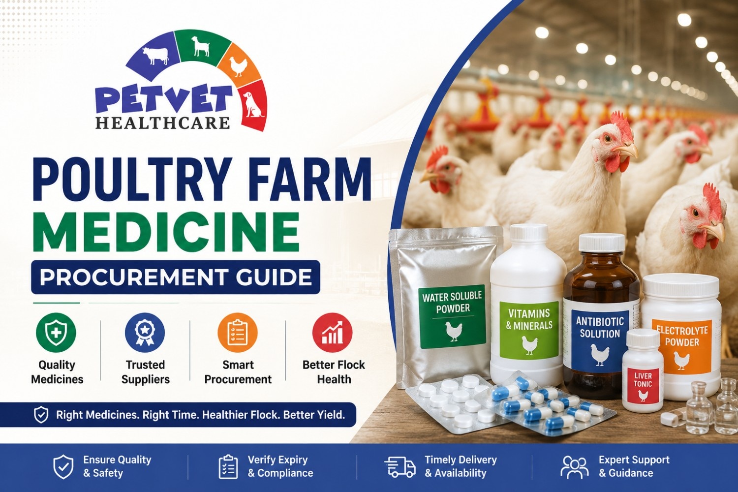 You are currently viewing Poultry Farm Medicine Procurement Guide: How to Build a Reliable Supply Chain